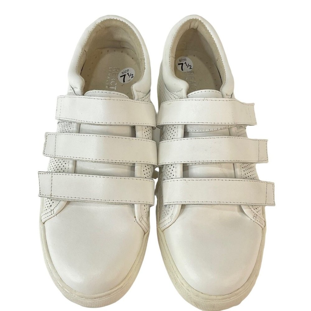 Kenneth Cole Reaction Shoes Women’s Size 7.5 White Jovie 2 Fashion Sneakers New
